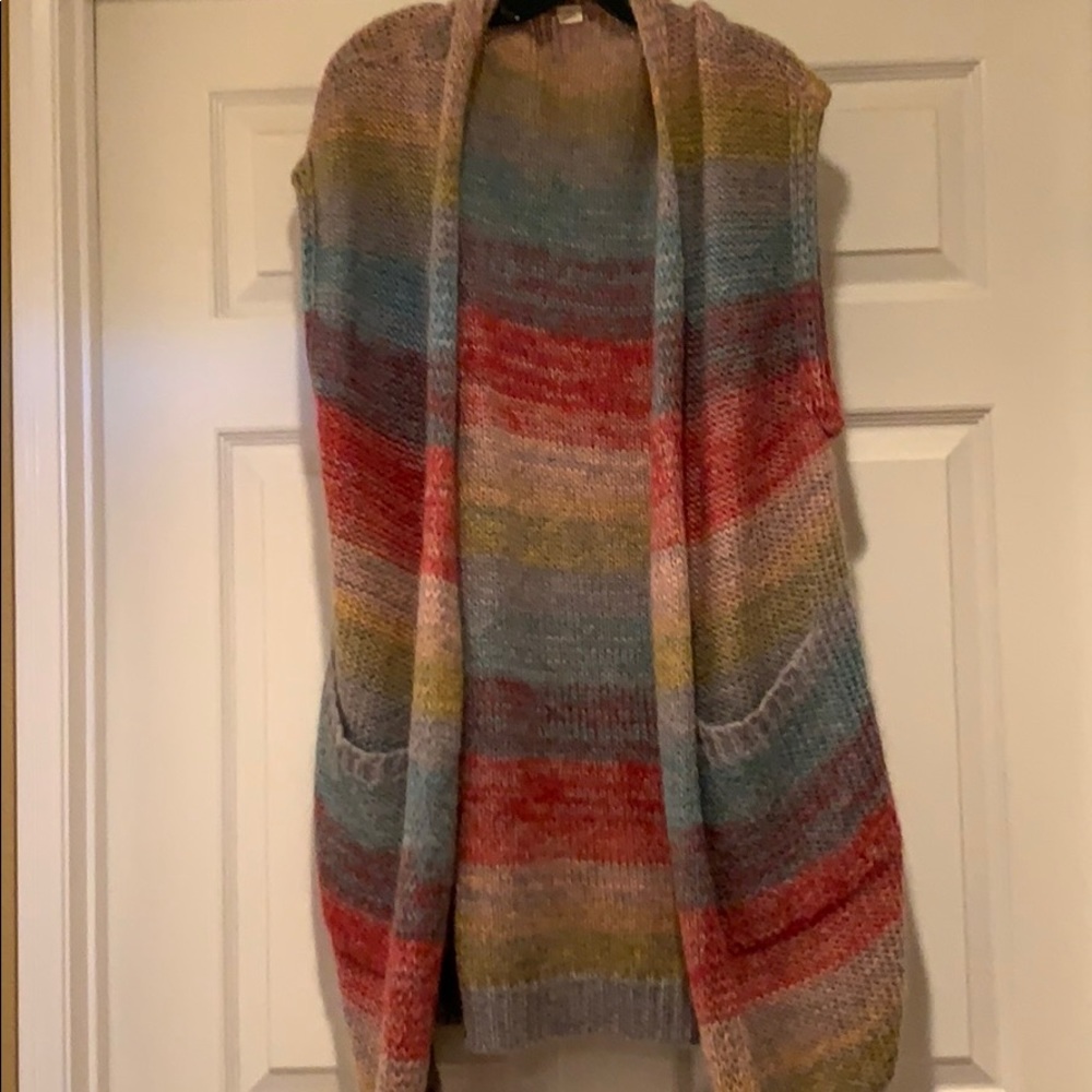 Anthropologie Moth sleeveless cardigan XS/S